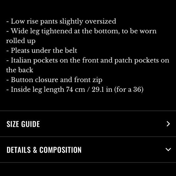 Sezane Manu Trousers size 38 (US 6) - Picture 11 of 11